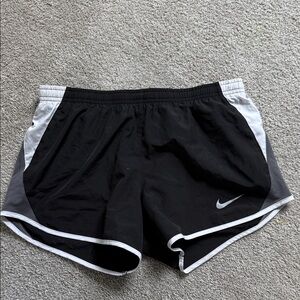 Nike Black and White Running Shorts